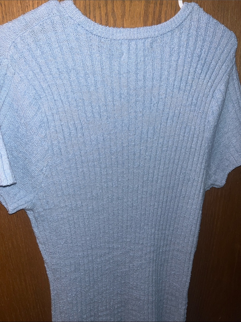 Universal Thread Light Blue Ribbed Midi Sweater Dress - Picture 6 of 10